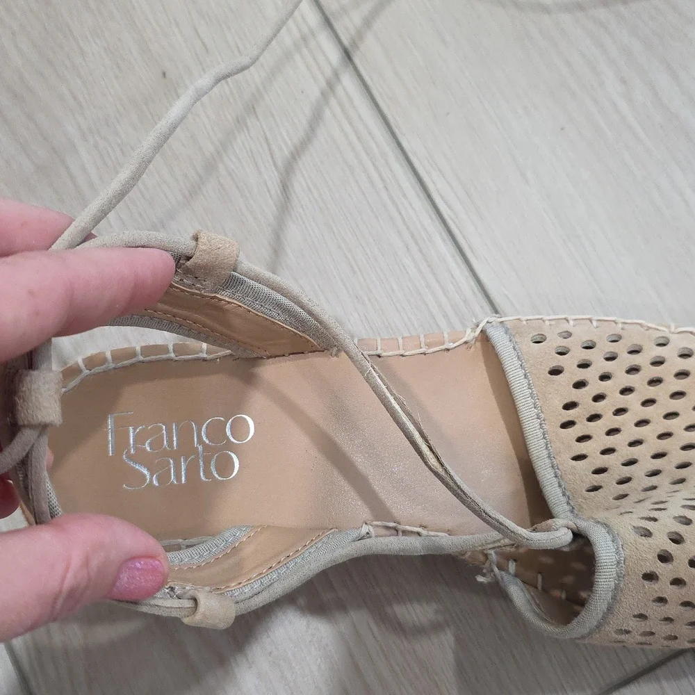 Franco Sarto Women's Beige Espadrilles